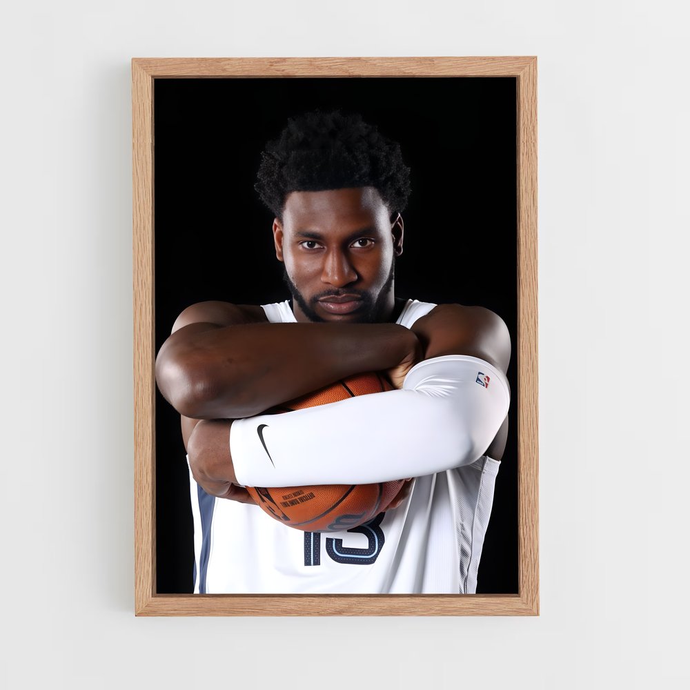 Poster Jaren jackson – affiche Basketball (vue 4)